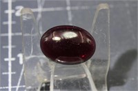 Garnet Cabochon, 18x13, Excellent Red, 1 Piece