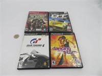 4 jeux pour Playstation 2 dont DT Racer