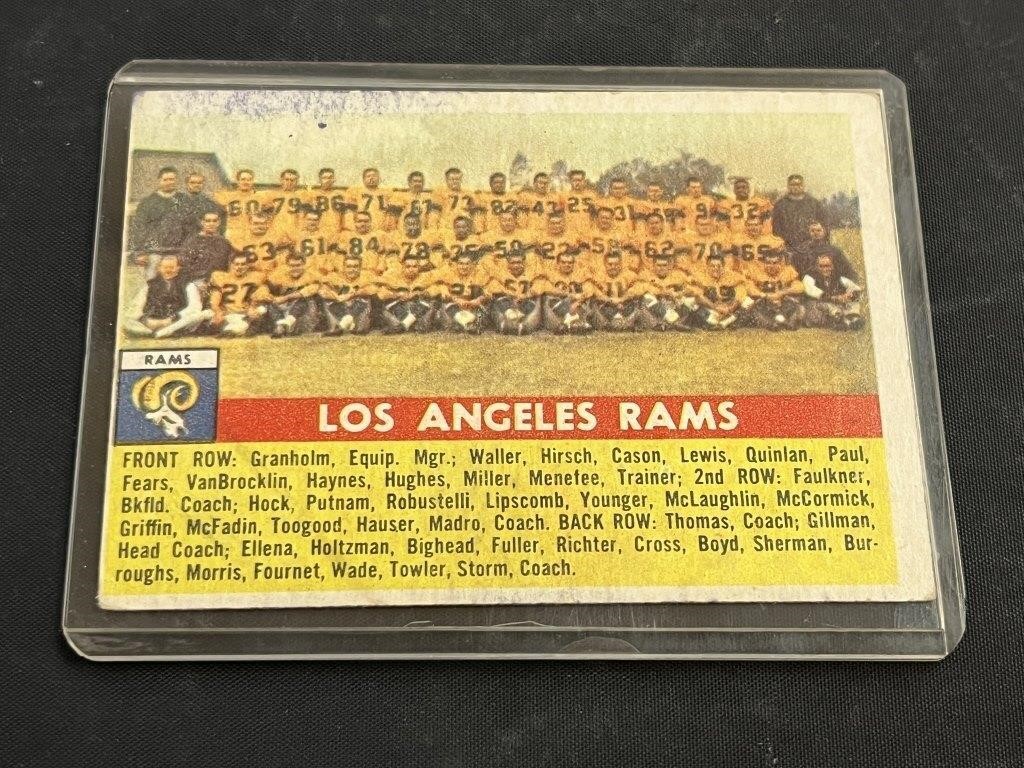 1956 Topps Los Angeles Rams