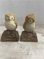Ceramic Owl Salt And Pepper Shakers