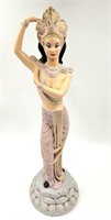 Handmade Porcelain Balinese Dancer 18 1/2"