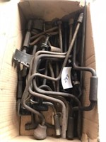 box of antique tools