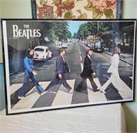Framed Beatles Poster