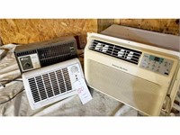 (2) Electric heater, Haler window A/C unit
