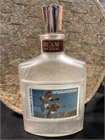 Vintage Beam Bourbon " Mallards In Flight" Stamp