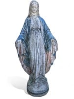 36" Concrete Mary Statue HEAVY