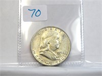 1950 D Franklin Half Dollar