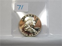 1963 P Proof Franklin Half Dollar