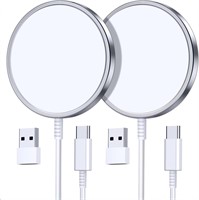 NEW 2PK Magnetic Wireless Chargers iPhone