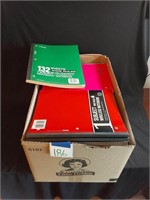 Box Of Unused Notebooks