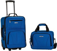 Rockland 2-Piece Lightweight Carry-On Luggage Set