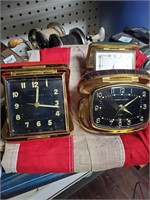 3 Travel Clocks-2 Phinney Walker & 1 Europa Lancel