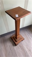 Antique -wooden plant stand- 28 inches high