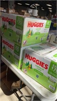 1 LOT 3-HUGGIES WIPPES 1088 CT.