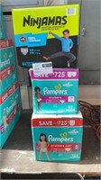 1 LOT 1-PAMPERS CRUISERS DIAPERS SIZE ‘’5’’ 124