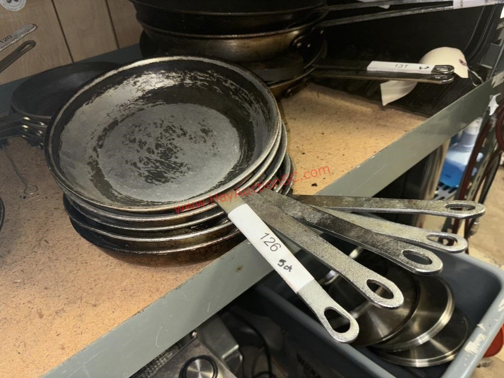 LOT - 10" ALUMINUM SAUTE PANS