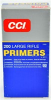 1000 Count Of CCI #200 Large Rifle Primers