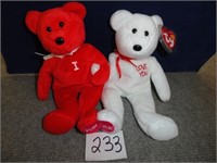 I Love you Forever-Ty Beanie Babies-pair