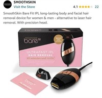 MSRP $110 New Smooth skin bare fit ipl hair removr