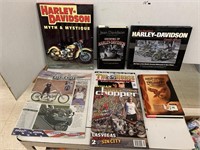 Harley Davidson Books and Magazines - 2 books have