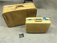 2 Suitcases yellow