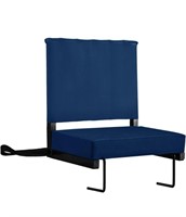 Buymoth 2pcs Stadium Seat for Bleachers with Back