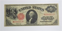 ONE DOLLAR RED SEAL LARGE SIZE BILL