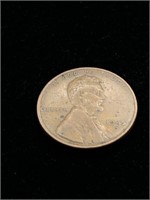 Vintage 1945-S 1C Lincoln Wartime Penny Coin