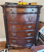 Chest of drawers, 5 drawers, approx 54 inches