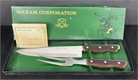 Maxam Corp. Cutlery Set w/Warranty Info