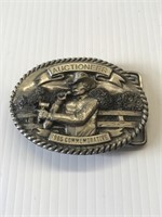 1985 Auctioneer Belt Buckle