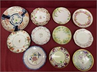 11 Hand Painted Plates: Thomas Sevres