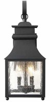 Rainbrook 18 In. 2-light Matte Black Wall Light