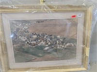 Vtg Aerial Photo of Blue Bell, PA