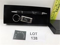 MUSTANG PEN AND KEY CHAINN SET