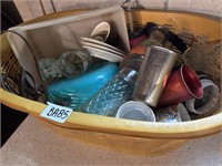 Basket of Kitchen Items   BA85