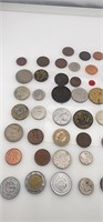 Lot of coins,