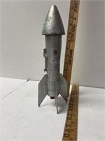 Vintage 1957 Astro Mfg. Metal Rocket Guided