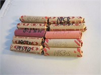 10 Rolls of Wheat Pennies #2