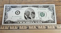 Donald Melania Trump Two Dollar Note Commemorative