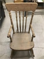 Old Wood Child’s Rocking Chair