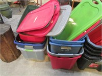 14-- ASSORTED TOTES / TUBS