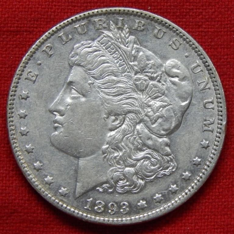 1893 Morgan Silver Dollar