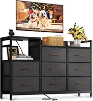 Odk Tv Stand With Power Outlet, 52" Long Tv Stand
