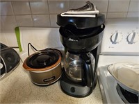 Coffee Pot & Small Crock Pot