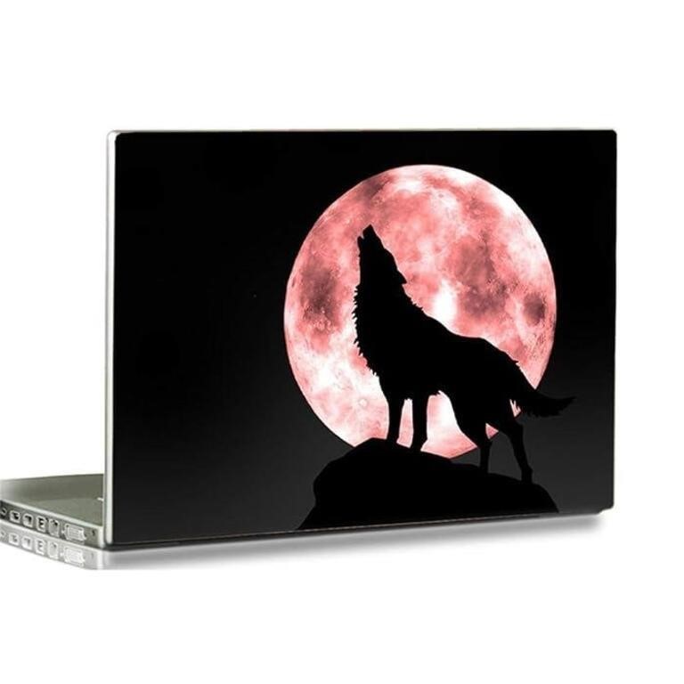 BAOCOOL "Cool Moon Wolf" Laptop Skin