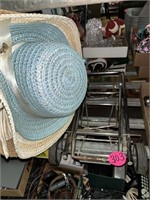 Luggage Cart and Ladies Hats