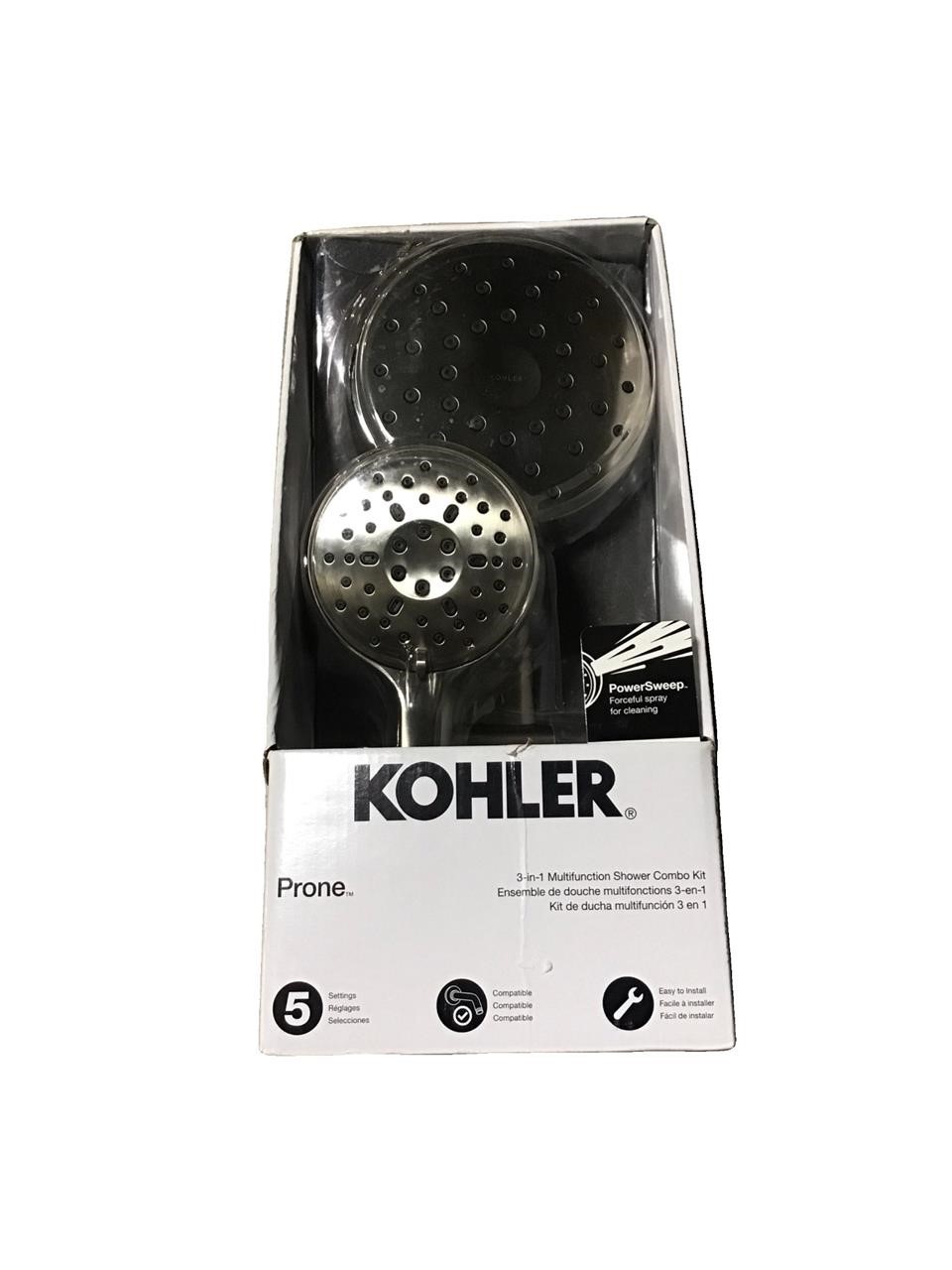 Kohler Prone 3-in-1 Multifunction Shower Head