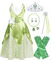 HENZWORLD PRINCESS TIANA COSTUME FOR GIRLS