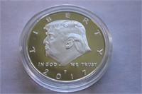 2017 Donald Trump Silver Plated